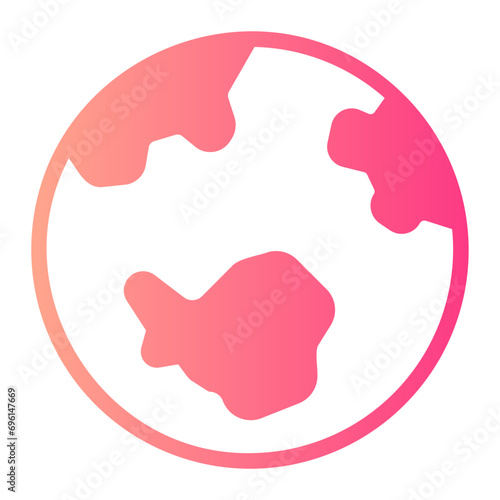 antarctica gradient icon