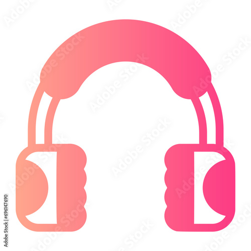 earmuff gradient icon