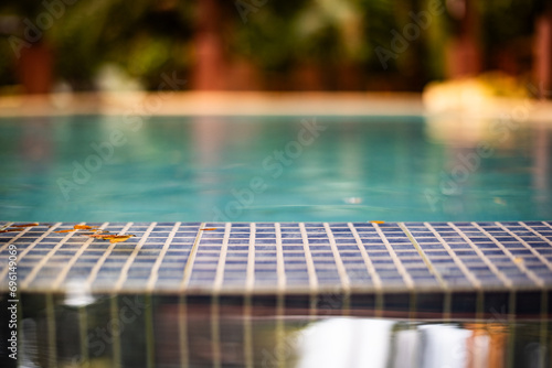Close Up of Pool Tiles