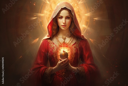 Immaculate Heart of the Holy Mary. photo