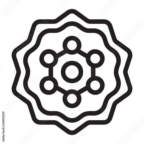 antioxidant line icon