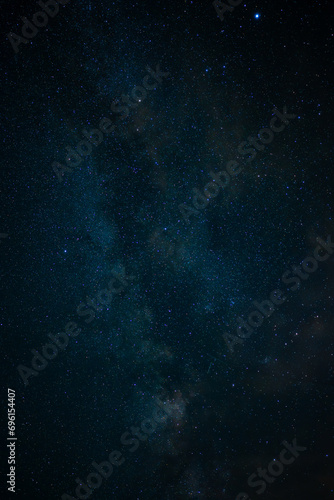 starry sky over central hokkaido japan