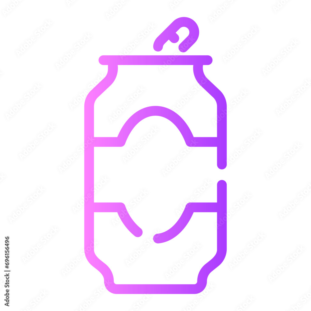 Obraz premium canned Line Gradient Icon