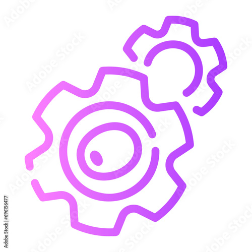 prosessing Line Gradient Icon