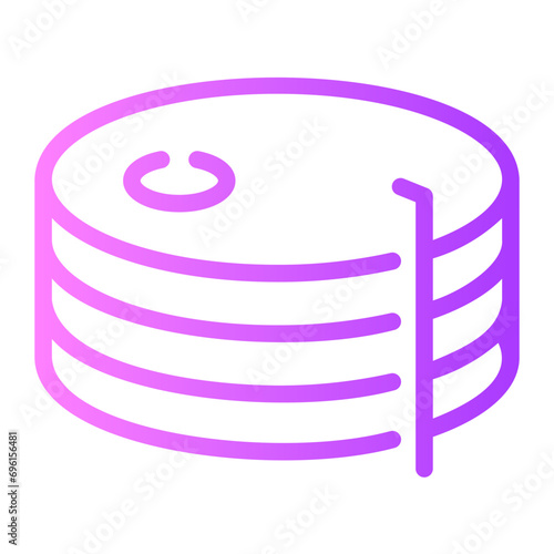 tank Line Gradient Icon