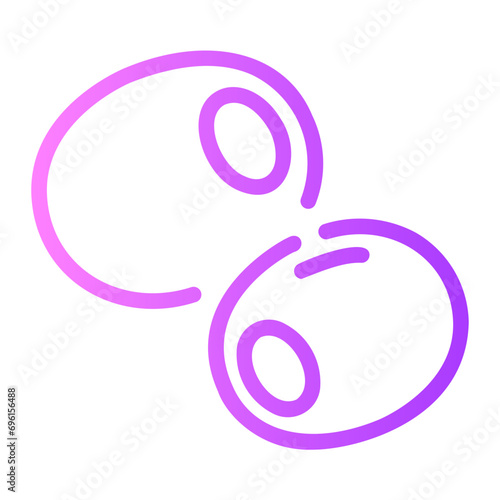 stuffed olive Line Gradient Icon