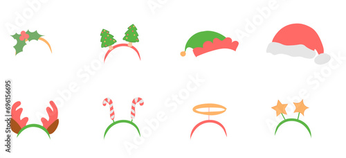 Christmas festive headbands and hats for dress-up