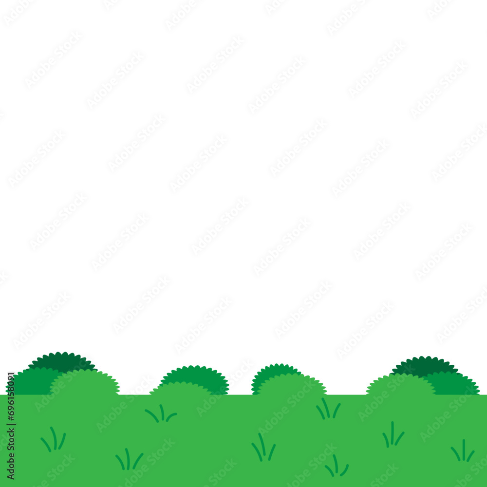 Obraz premium Green Land Vector