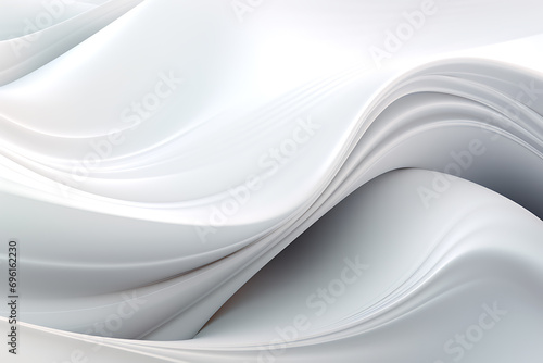 Abstract Waves Wavy Background by AI Generated