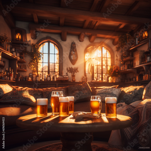 Warm Christmas Home Fresh Beer