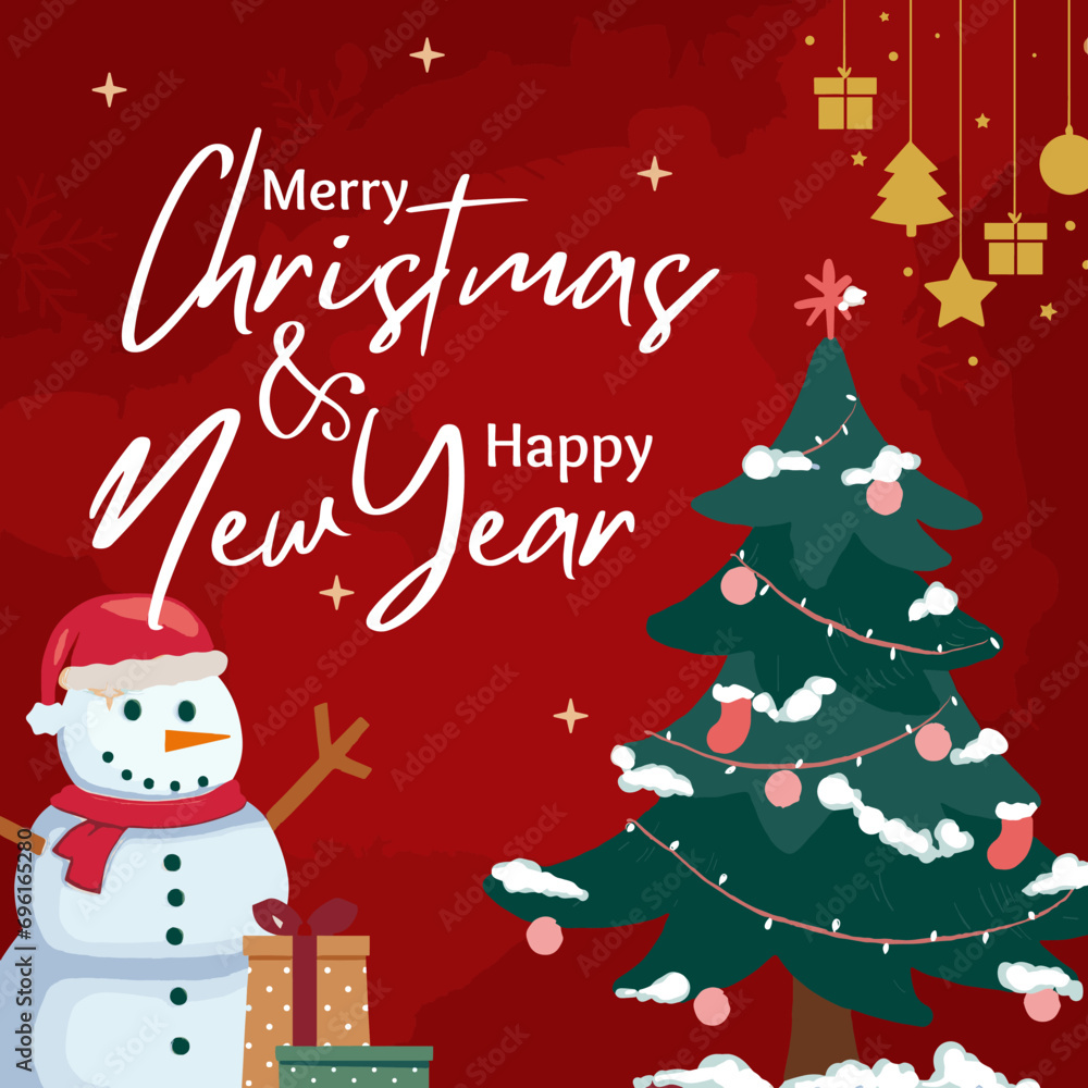 christmas card with snowman christmas card with snowman