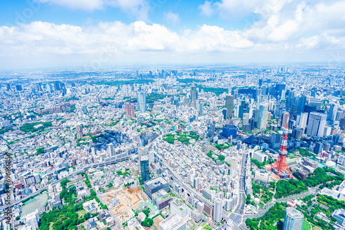 東京タワー・空撮写真 photo