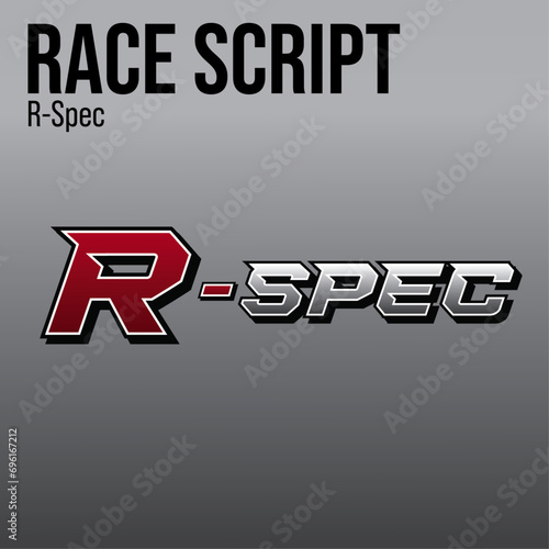 Racing Script Race R R-Spec Genesis