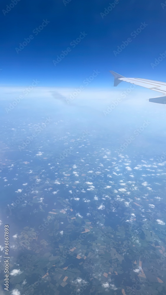 Clouds and landscapes from an airplane's view Clouds and landscapes from an airplane's view