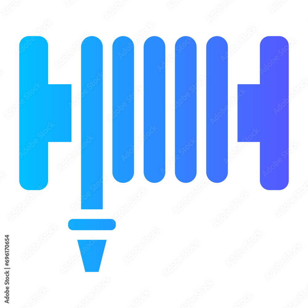 hose gradient icon hose gradient icon