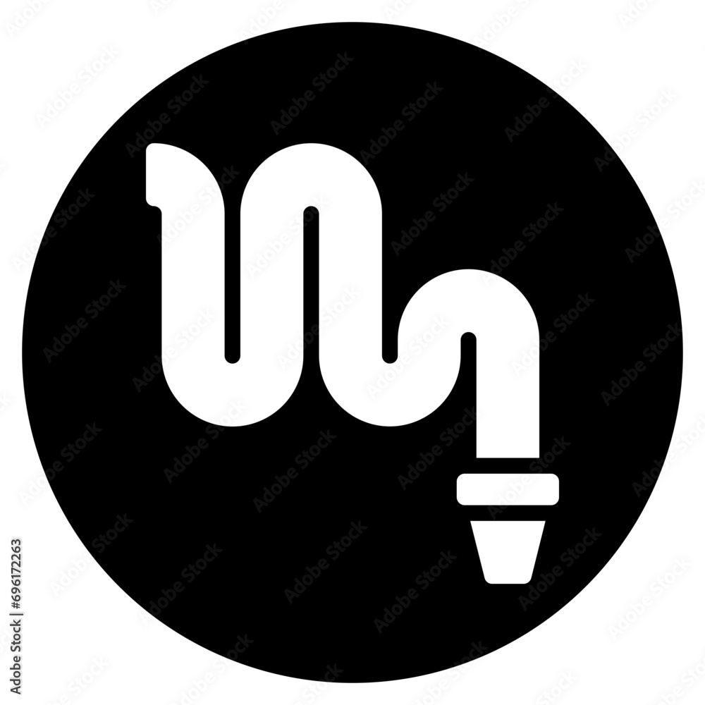 water hose glyph icon water hose glyph icon