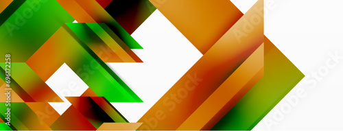 Dynamic minimalist abstraction with play of straight gradient lines. Interplay of colors and precise alignment creates an ever-moving tapestry, offering both simplicity and visual allure