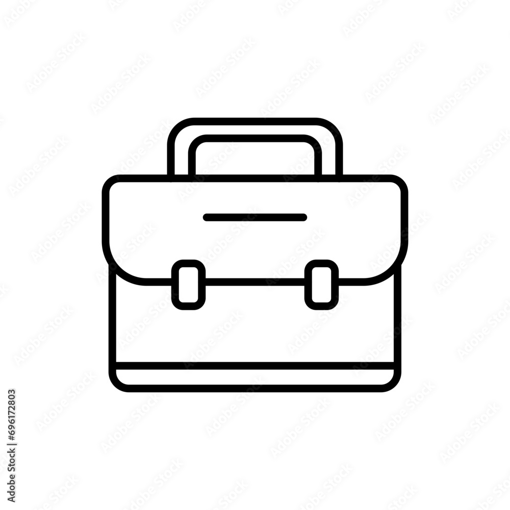 Briefcase outline icons, minimalist vector illustration ,simple transparent graphic element .Isolated on white background Briefcase outline icons, minimalist vector illustration ,simple transparent graphic element .Isolated on white background