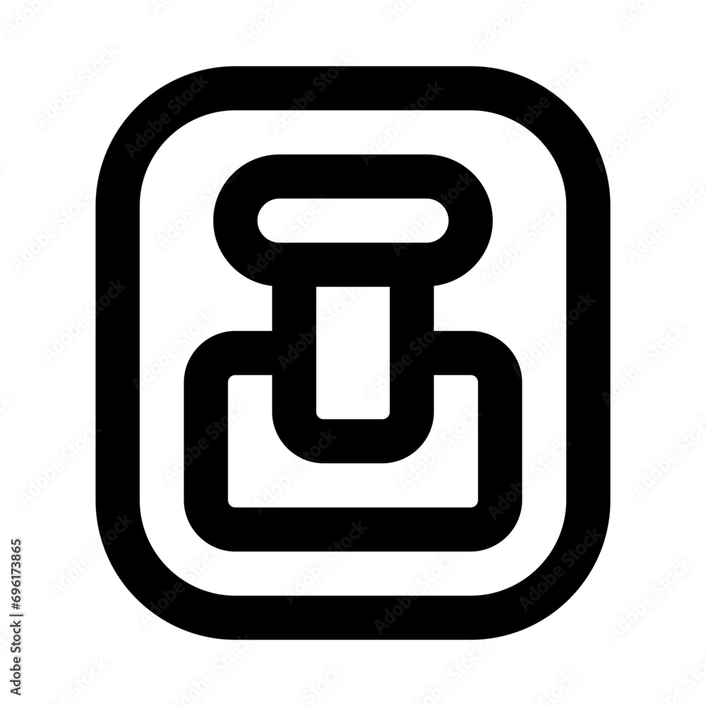 Alarm Line UI Icon Alarm Line UI Icon