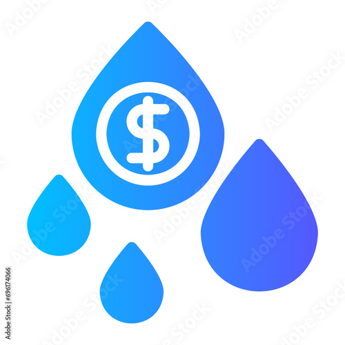 water gradient icon