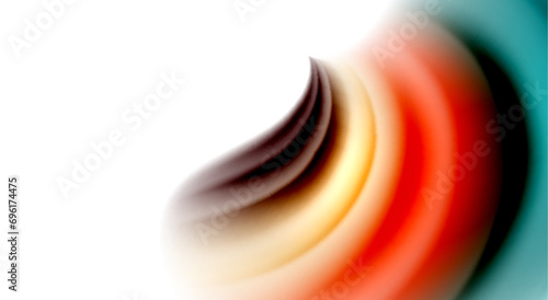 Color mixing liquid rainbow shape background