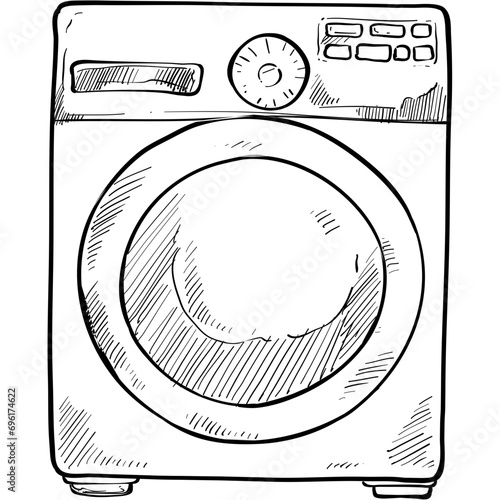 money laundering handdrawn illustration