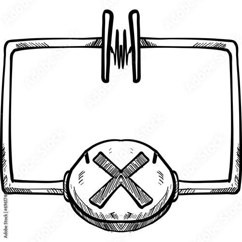 electrical circuit handdrawn illustration