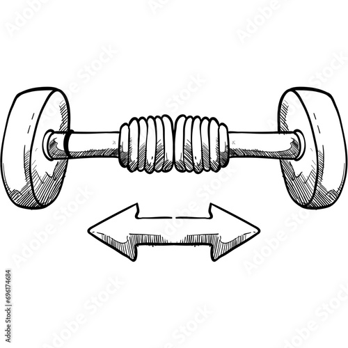tension handdrawn illustration