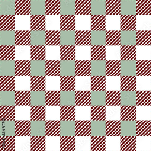 Seamless Gingham Checkered Patterns