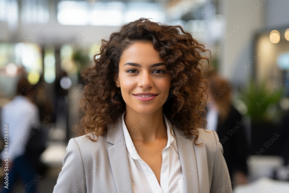 Curly Haired Professional at Office.
Curly-haired young professional in light business attire with a genuine smile at the workplace. Curly Haired Professional at Office.
Curly-haired young professional in light business attire with a genuine smile at the workplace.