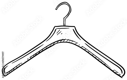 hangers handdrawn illustration