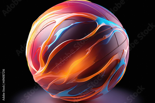 Colorful Soccer ball