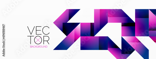 Minimalist elegance - lines, squares, triangles converge on white. Geometry essence showcased in serene harmony. Harmonizing essential shapes on a pristine backdrop