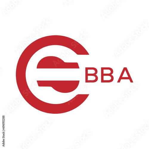 BBA Letter logo design template vector. BBA Business abstract connection vector logo. BBA icon circle logotype.
