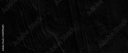 Vector black plaster walls are ideal for background, blank concrete wall black color for texture background, black wall with cement floor. photo