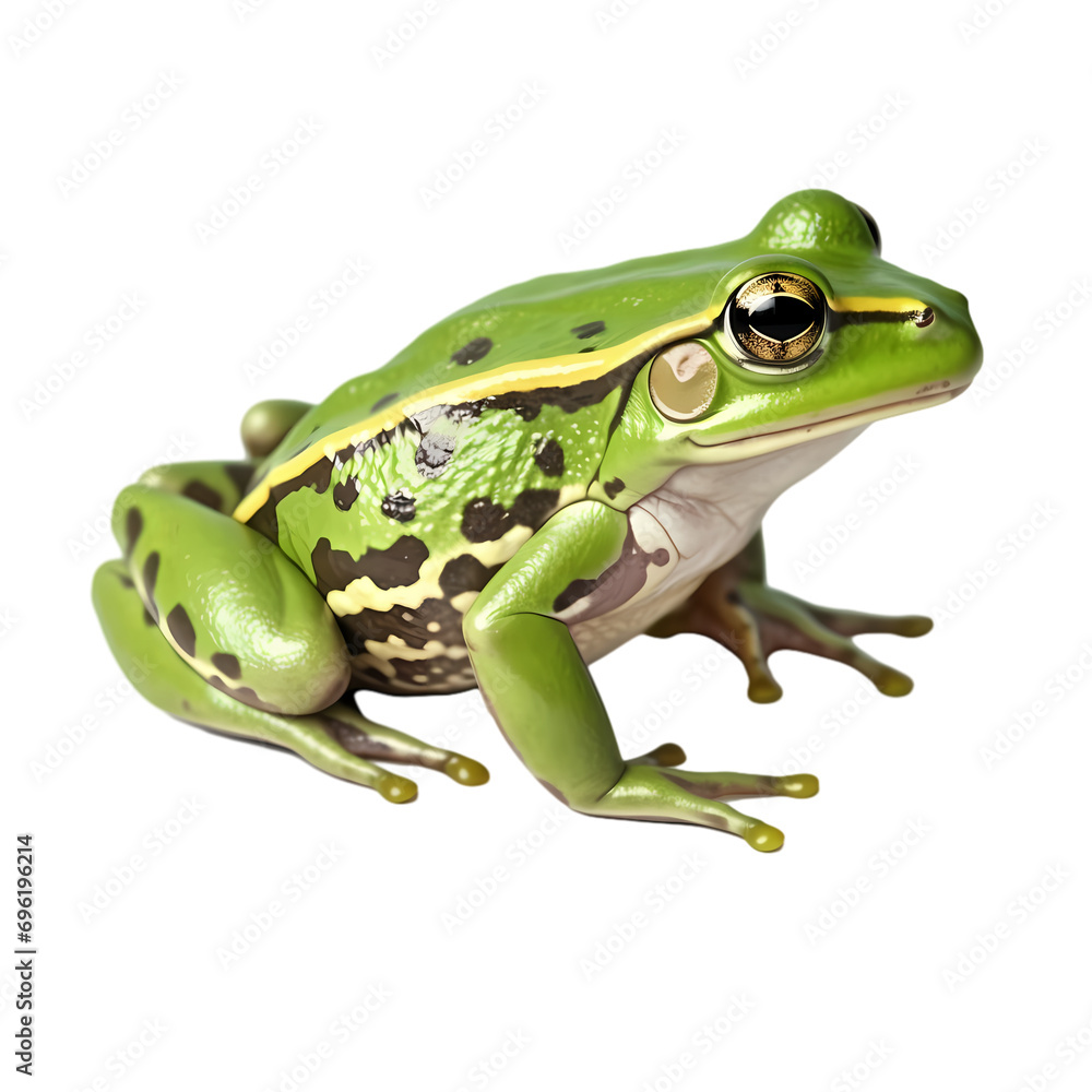 Obraz premium Frog isolated on transparent background