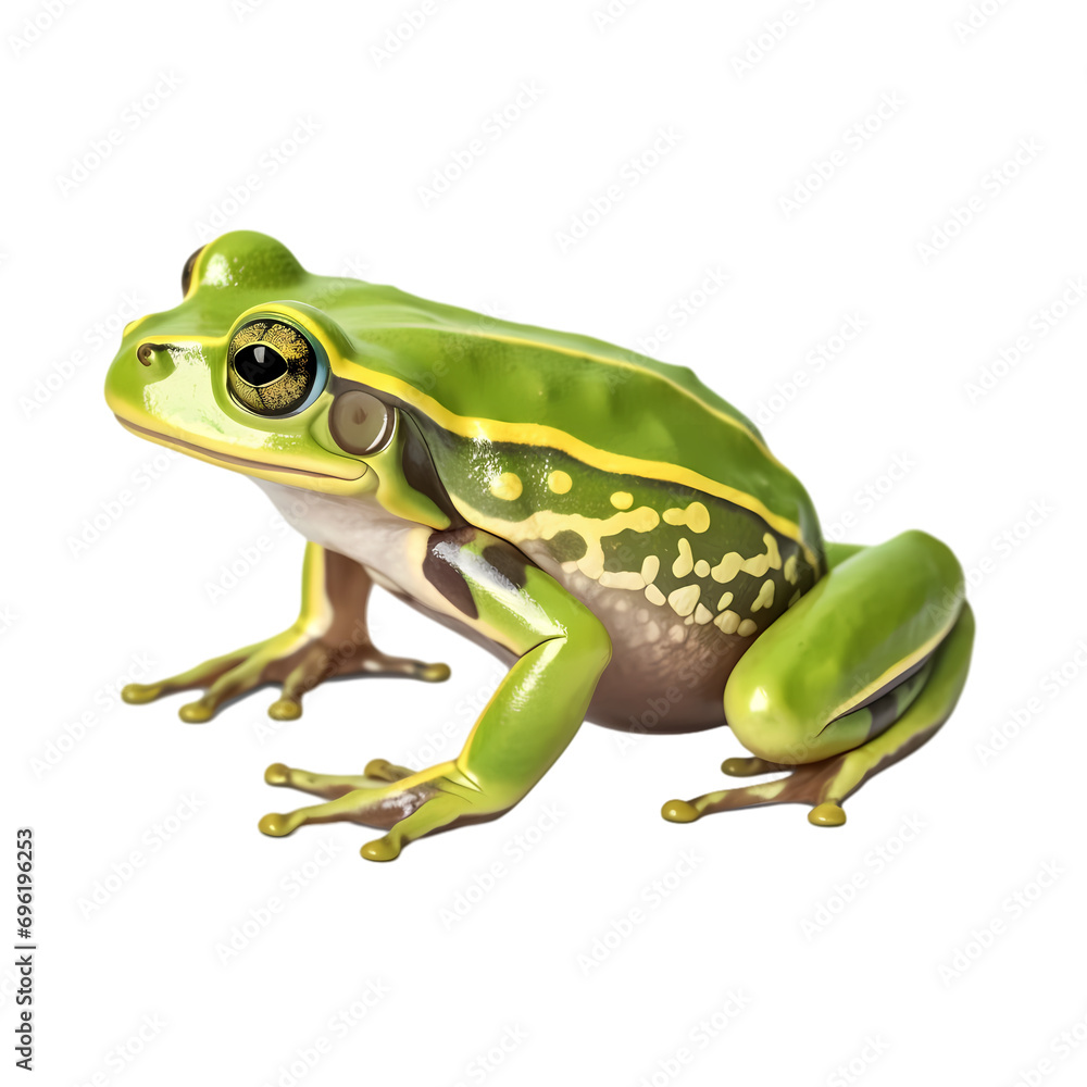 Obraz premium Frog isolated on transparent background