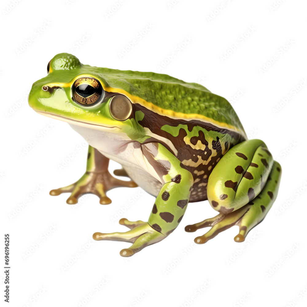 Obraz premium Frog isolated on transparent background