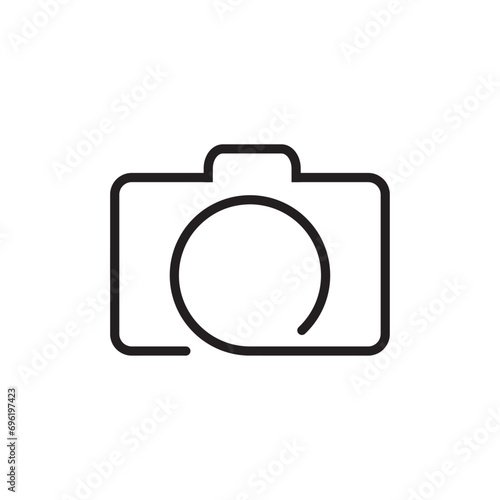 photo camera icon vector 