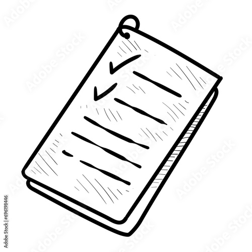 diet planning handdrawn illustration