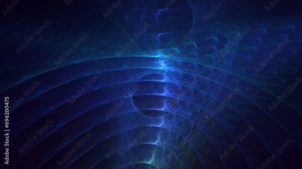 Naklejka premium 3D manual rendering abstract fractal light background