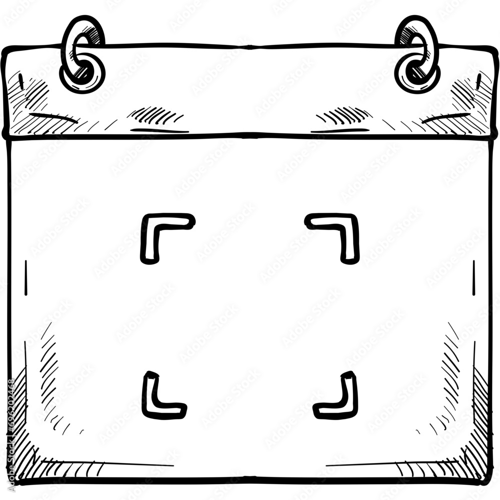 Fototapeta premium scan handdrawn illustration