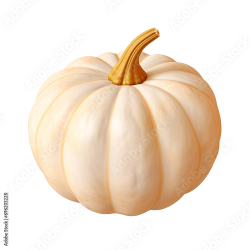 White Pumpkin isolated on transparent background © Sabbir Dzns