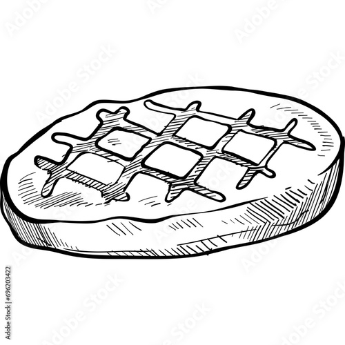 meat handdrawn illustration