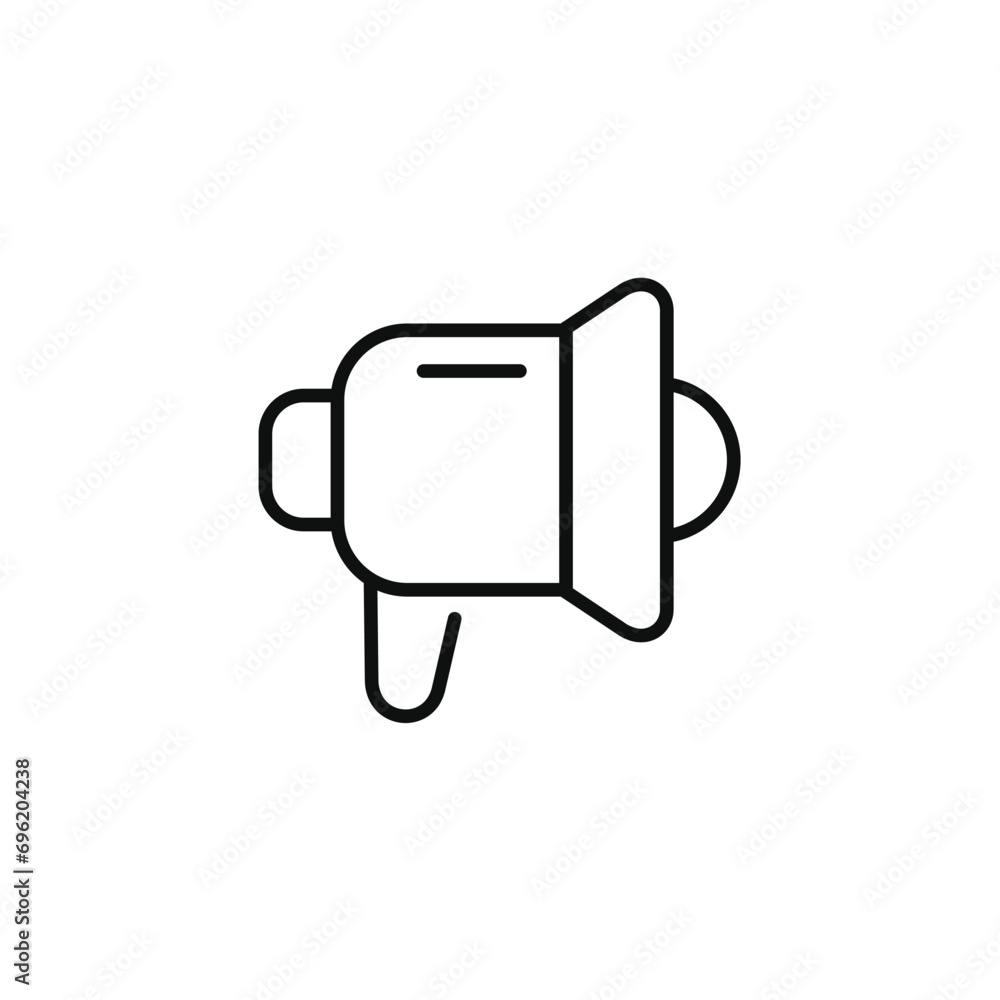 Promotion line icon isolated on transparent background Promotion line icon isolated on transparent background