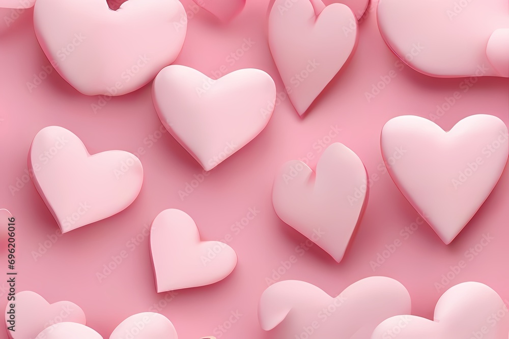 Abstract Valentine's day background Concept (Copy Space)

