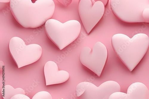 Abstract Valentine's day background Concept (Copy Space) 