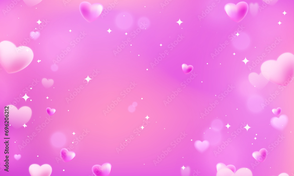Vector blurred valentine's day background design Vector blurred valentine's day background design