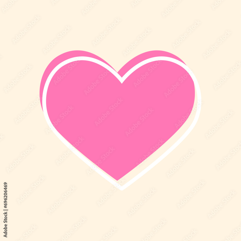Vector hearts hand drawn scribble filled line Vector hearts hand drawn scribble filled line