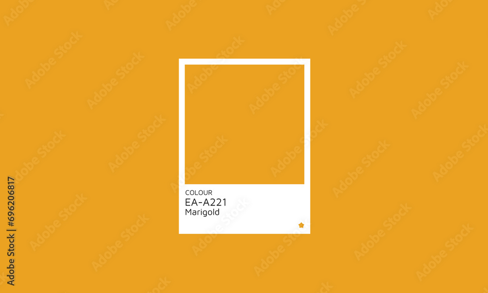 Marigold Color Chart. Print Test Page. Color Numbers or Names. RGB, HEX